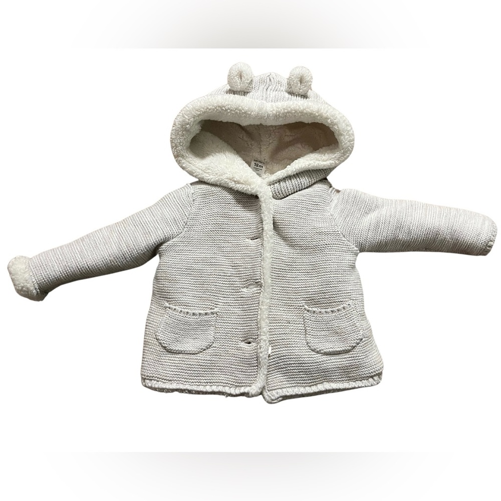 Unisex Knit/Sherpa Hooded Jacket